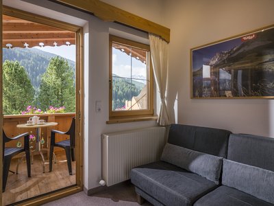 Schlafsofa & Balkon App. Typ 1 - Landhaus Casper ©Kalle's Appartements